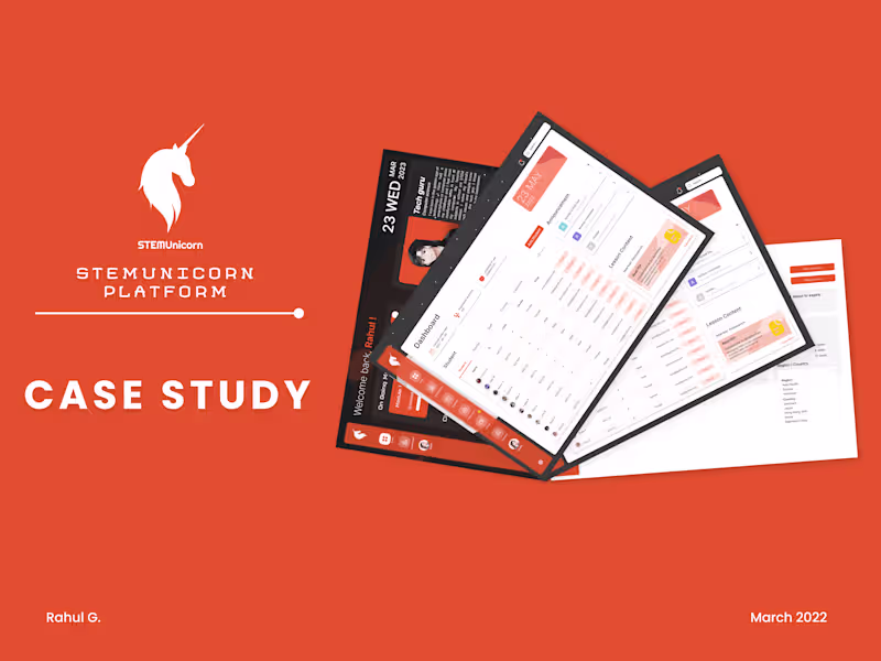 Cover image for STEMUnicorn - Admin Platform (Online Learning Platform)