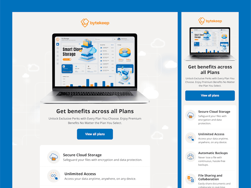Cover image for Bytekeep Subscription Plan Email Design