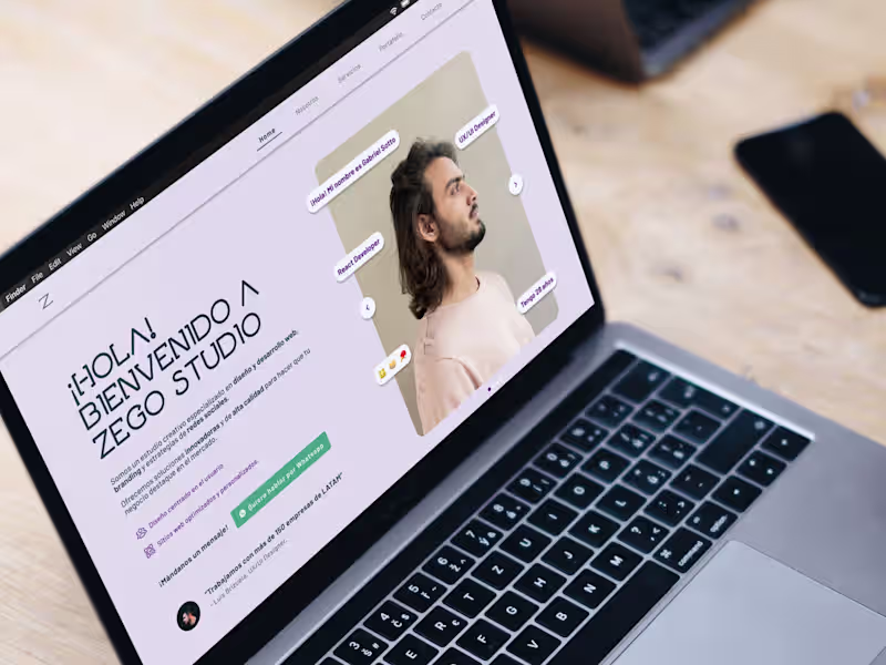 Cover image for Landing Page - Zego Studio