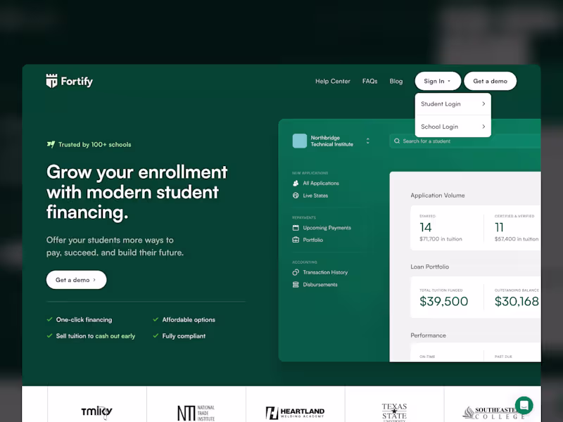 Cover image for Framer Development for Fortify Education
