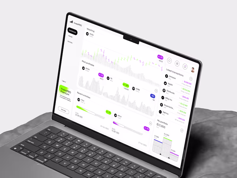 Cover image for Fintech Web App Design