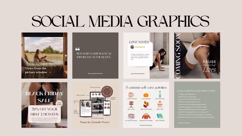 Cover image for Social Media Graphics for Lifestyle,