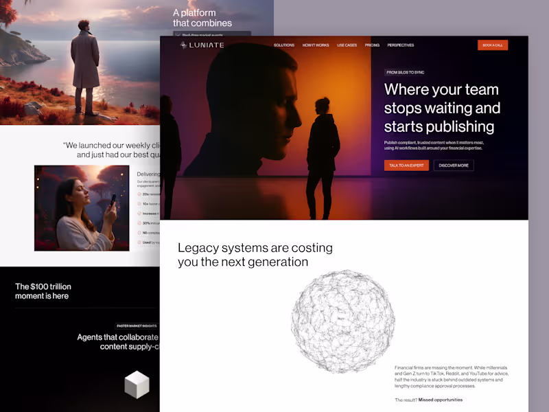 Cover image for Landing Page and Website Design