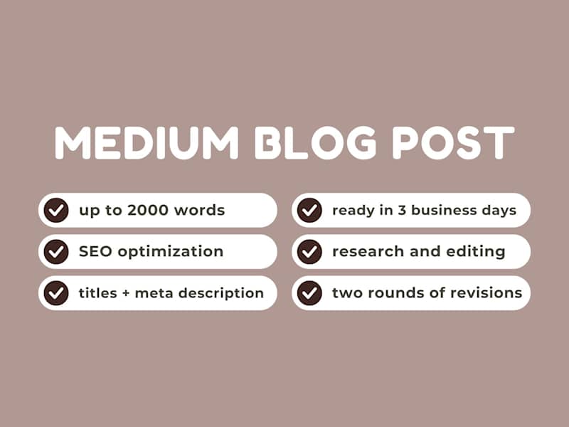 Cover image for Blog Post | Medium (Up to 2000 Words)