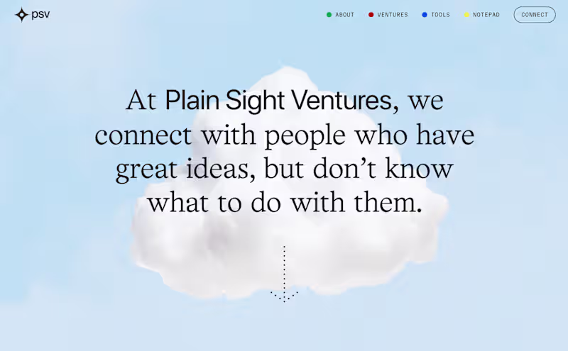 Cover image for Plain Sight Ventures branding & website