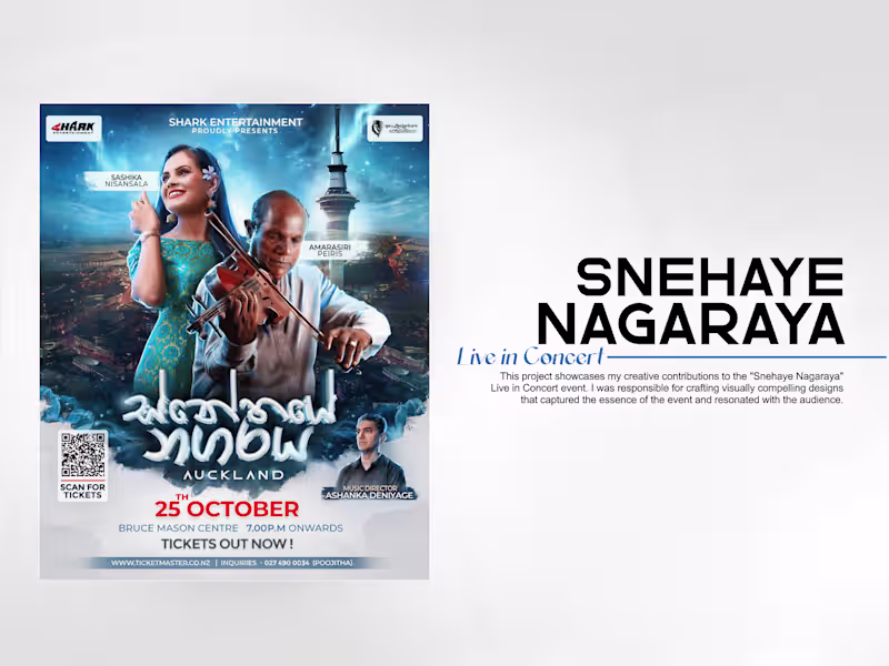Cover image for Snehaye Nagaraya – Live in Concert (Auckland, New Zealand)