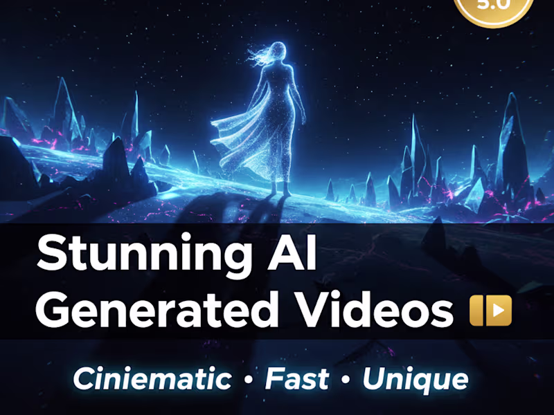Cover image for turn your ideas into engaging ai generated video content