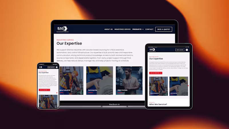 Cover image for Modern & Responsive Elementor Website Development