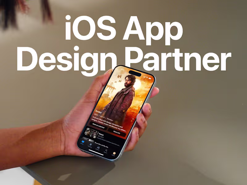Cover image for iOS Design Partner - Monthly Retainer