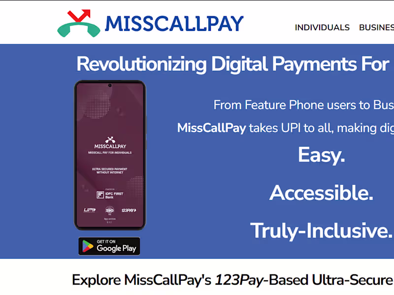 Cover image for 📢 Meet MissCallPay — Payments Made Simple for Everyone We’r...