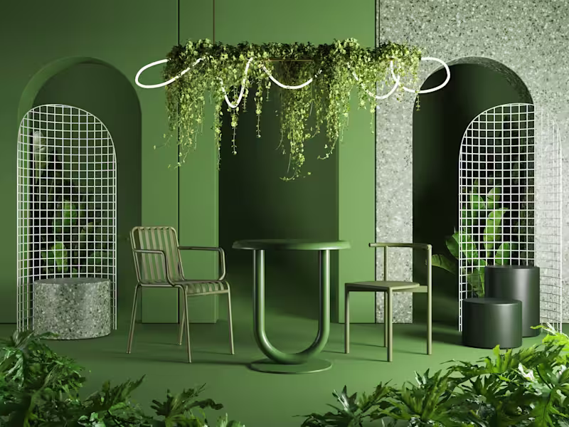 Cover image for Green Invasion - furniture collection