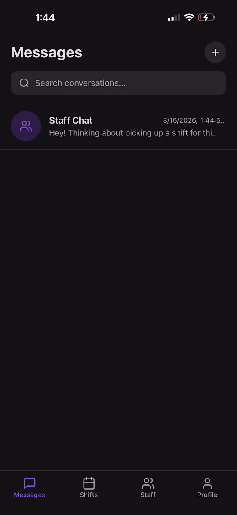 Cover image for Waitstaff Connect is messenger for