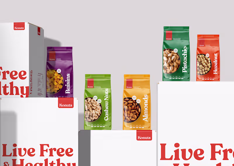 Cover image for KoNuts Packaging Design