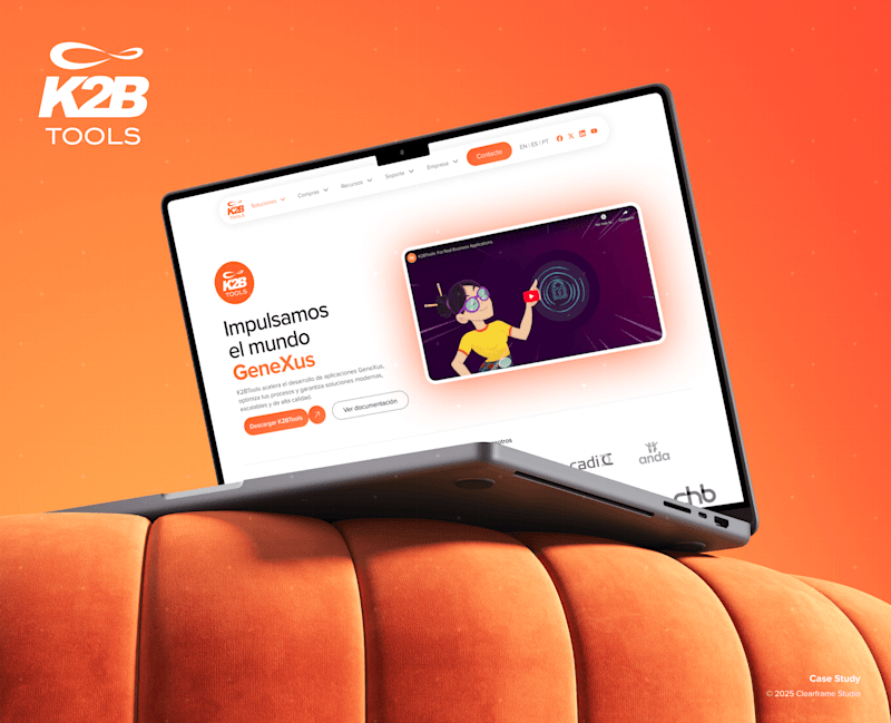 Cover image for K2BTools | Rebranding, UX/UI Design & Webflow Dev