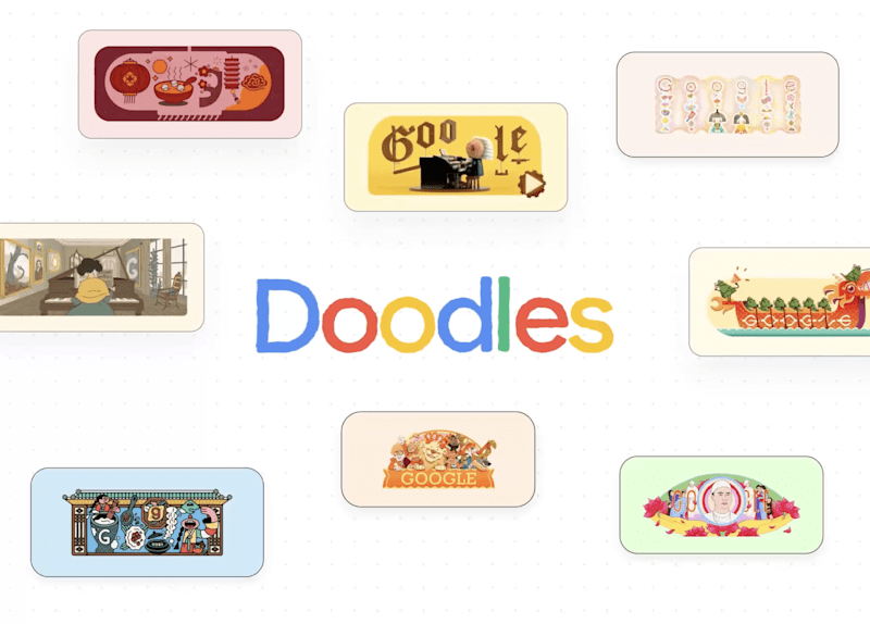 Cover image for Google Doodles - Website