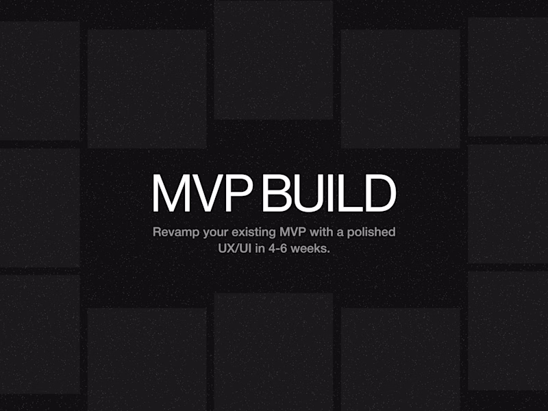 Cover image for A complete UX & UI design of your MVP within 4-6 weeks