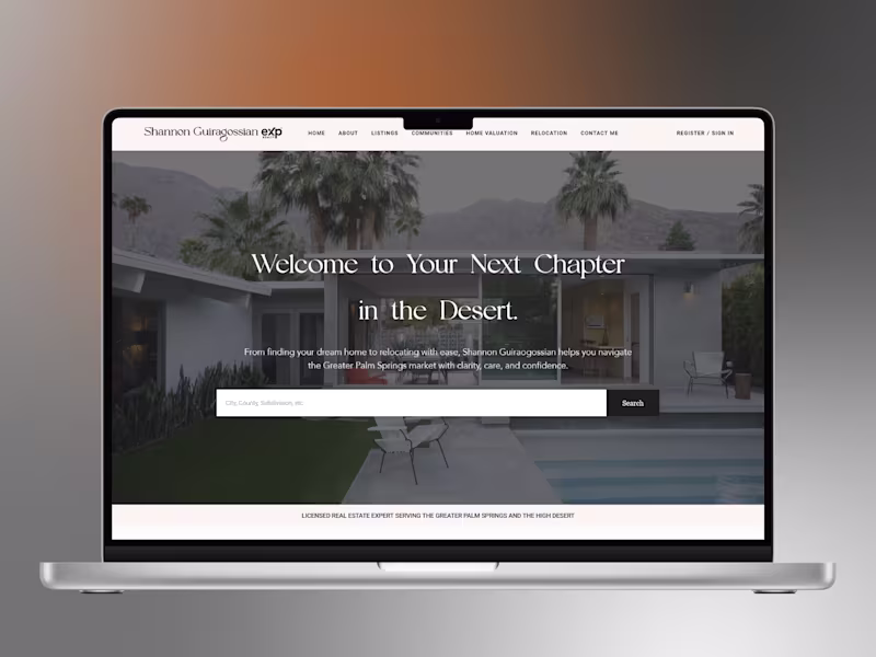 Cover image for Shannon Guiraogossian Real Estate Website Development