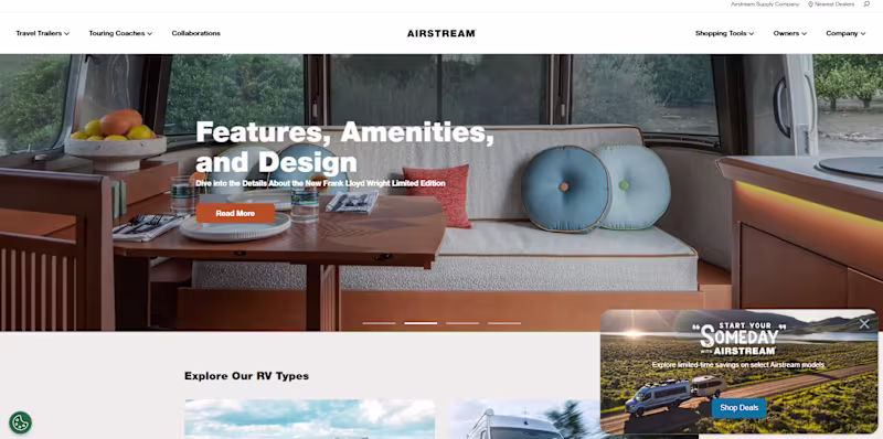 Cover image for Replit | Airstream Website Development