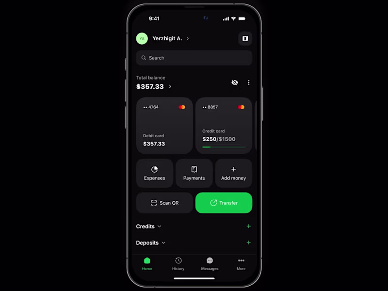 Cover image for Banking App design | Fintech | UI/UX 