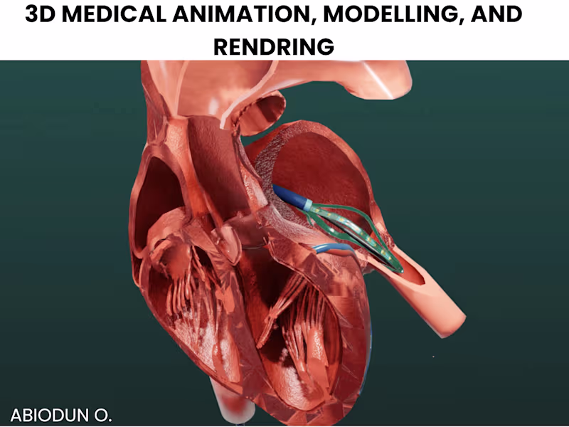 Cover image for I will do 3D Medical animation, 3D Modelling, and 3d Rendering