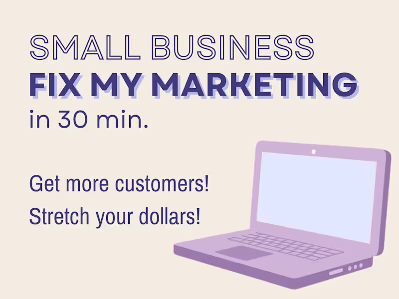 Cover image for Fix Your Small Business Marketing in 30 Min