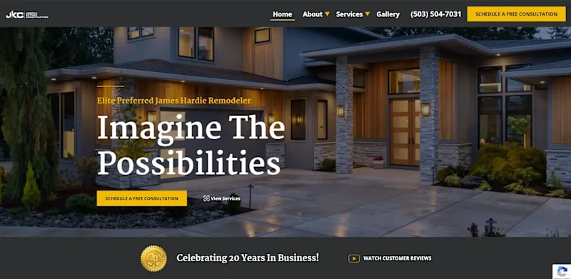 Cover image for Construction Website Customizations/Optimization