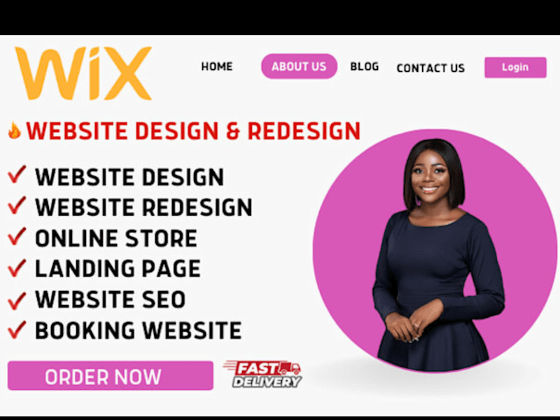 Cover image for I will design wix store ecommerce website redesign wix design