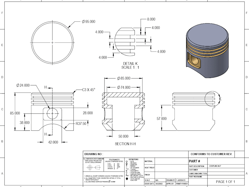 Cover image for Create CAD / Technical Drawing
