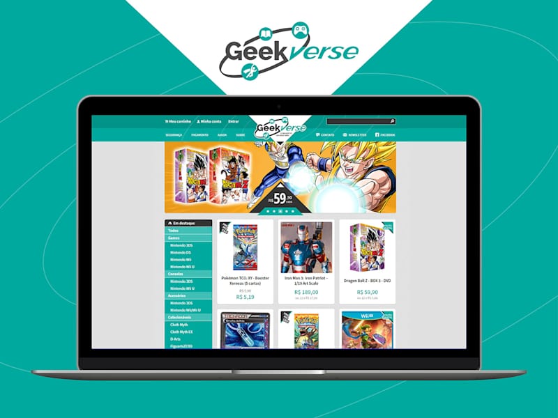 Cover image for Geekverse E-Commerce Visual Identity & UX Design