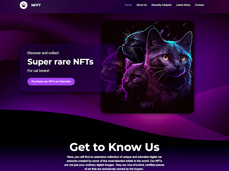 Cover image for Wix Website Template NFT