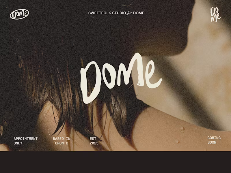 Cover image for Brand and Identity Design for Dome Hair Studio