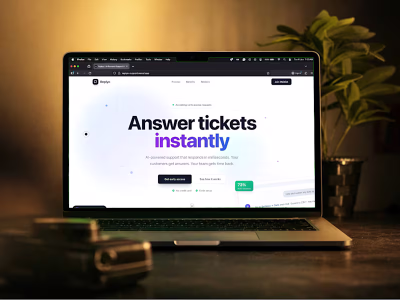 Cover image for Replyo | AI-Powered Support Automation