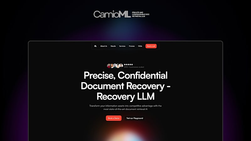 Cover image for CambioML | Design a Framer Showcase