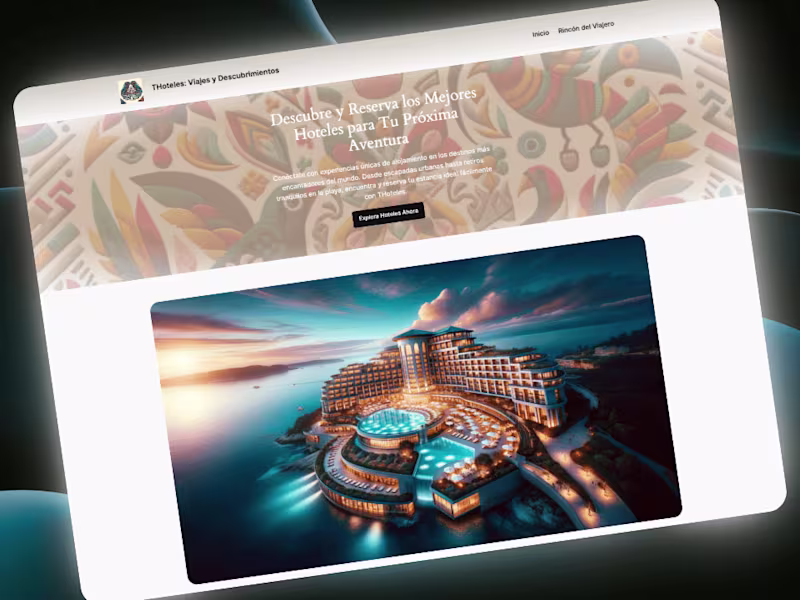 Cover image for THoteles.com: Discover and Book Unique Stays (In Spanish)