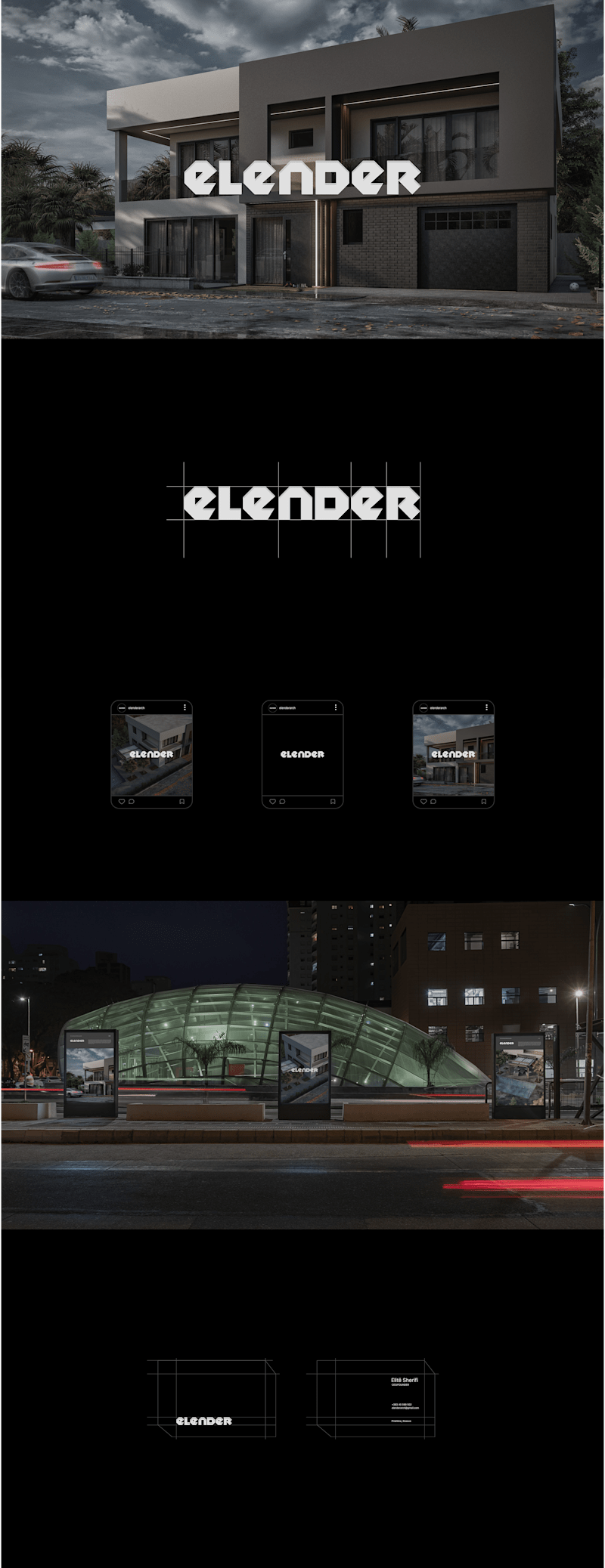 Cover image for Elender | Architecture Logo