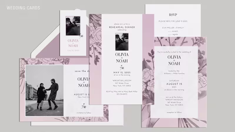Cover image for Design: Floral Wedding Invitation Suite