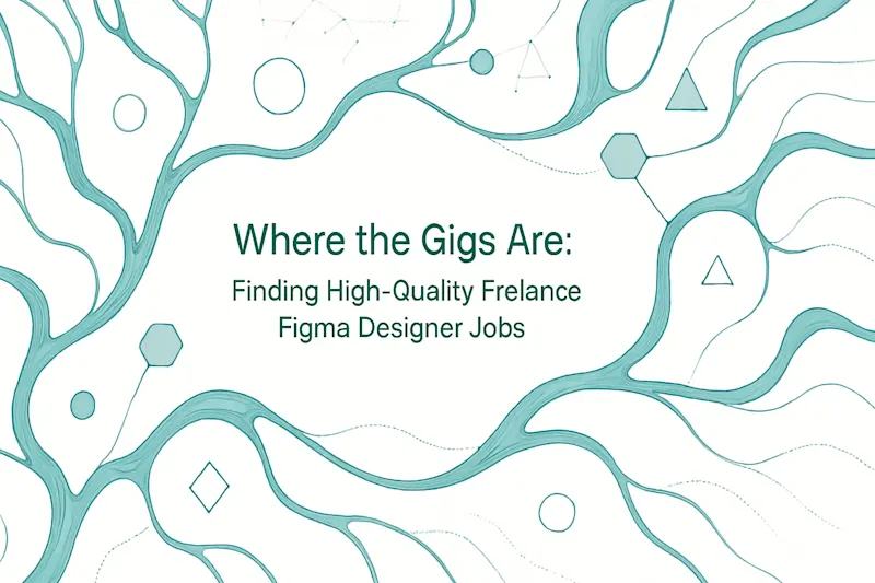 Cover image for Where the Gigs Are: Finding High-Quality Freelance Figma Designer Jobs