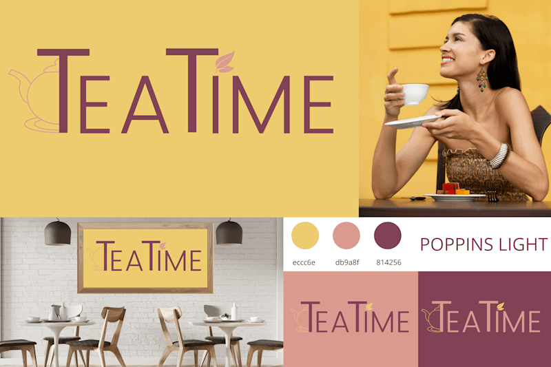 Cover image for Tea Time Cafe Logo Concept