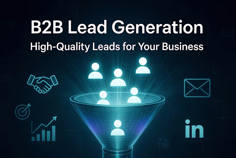 Cover image for Targeted B2B Leads | Verified Emails | Data Enrichment 