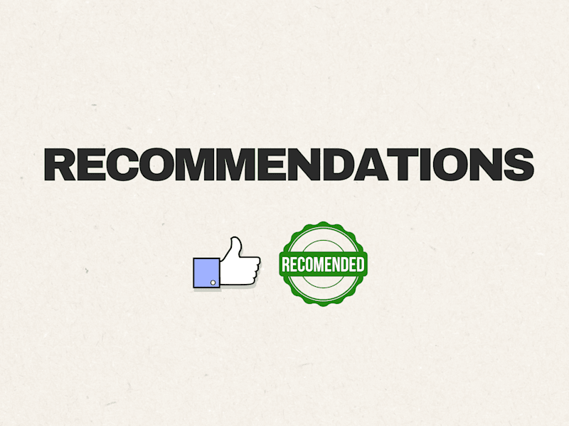 Cover image for Recommendations from Industry Professionals