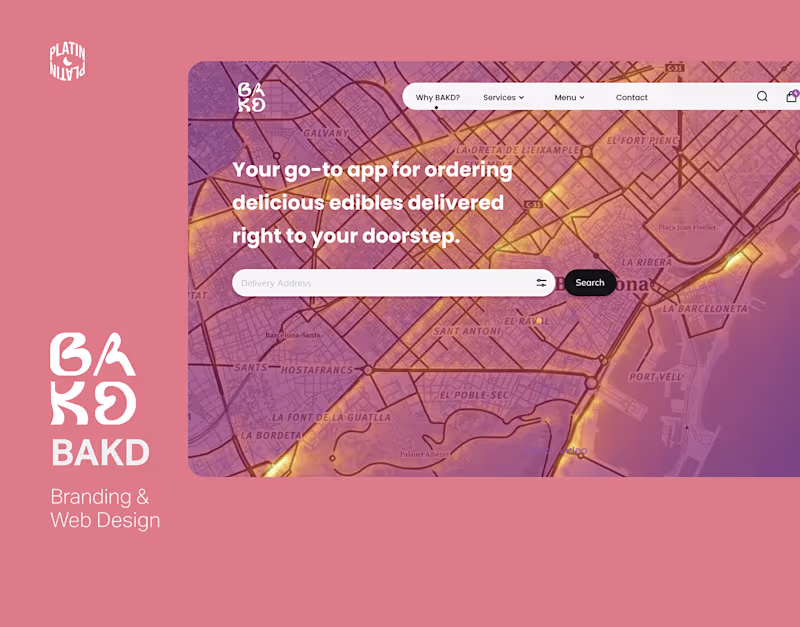 Cover image for BAKD Brand & Web Design on Behance