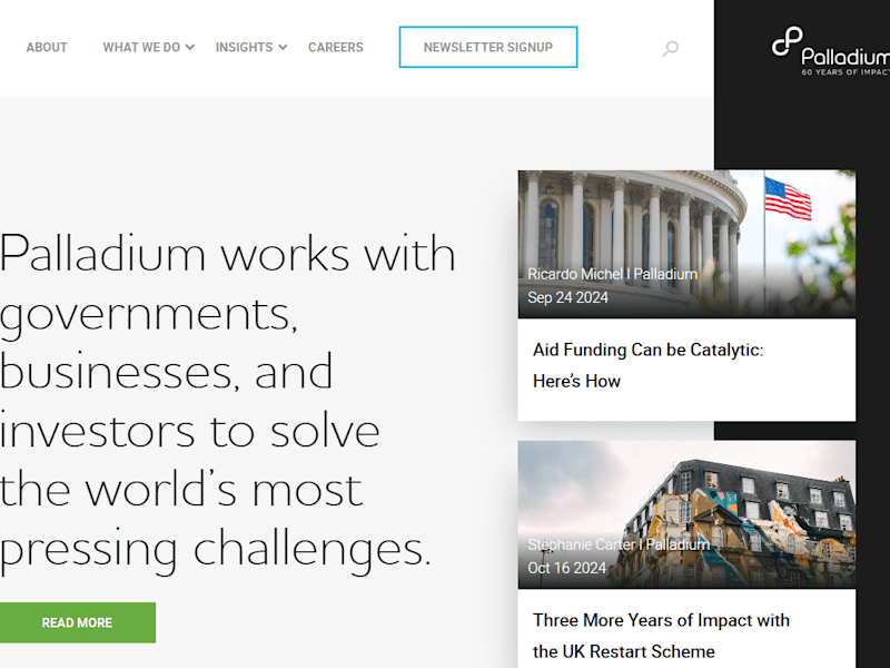 Cover image for The Palladium Group – Strategic Consulting for Global Impact