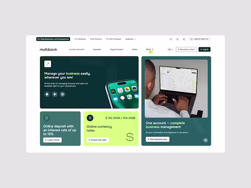 Cover image for Multibank — Rebranding and Website Design