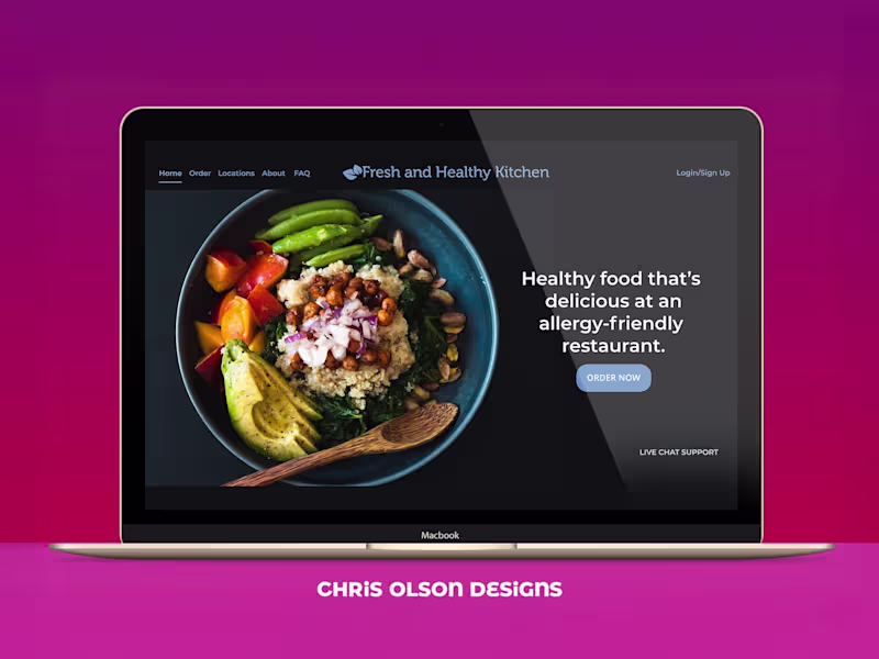 Cover image for Allergy-Friendly Restaurant: A UI/UX Design Case Study
