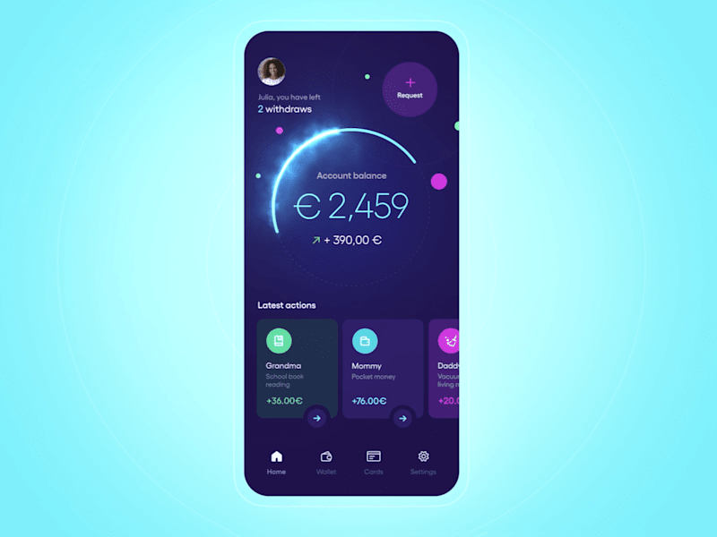 Cover image for Kiddy bank - fintech app for the kiddos
