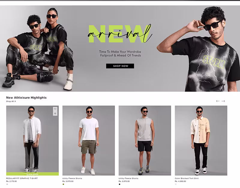 Cover image for Website Layout on Behance