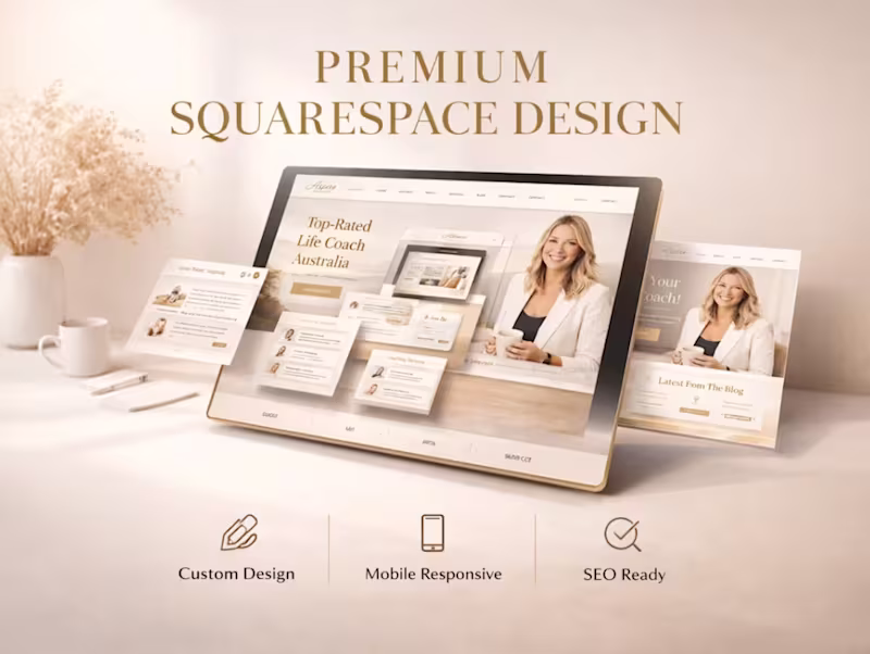 Cover image for Most Squarespace websites look good…
but