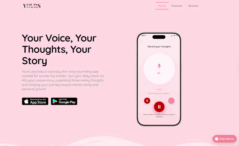 Cover image for AI Powered Voice Journaling Mobile Application https://yours...