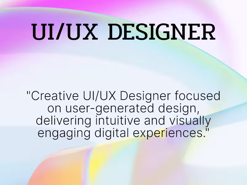 Cover image for Crafting Seamless UI/UX Experiences That Engage and Delight User