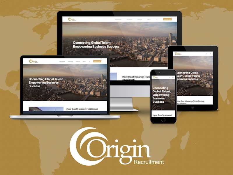 Cover image for Custom Website & Recruitment Platform for Origin Recruitment